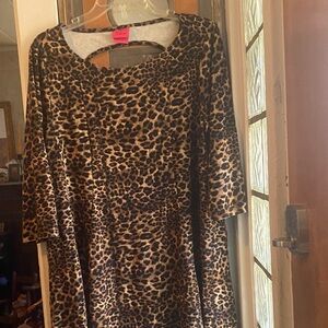 Torrid x Betsey Johnson Leopard Print Limited Edition Dress